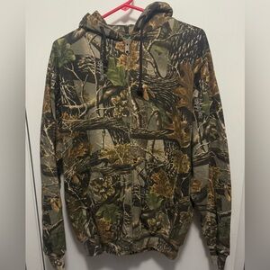 Cabela's Seclusion 3D Zip-Up Camo Hunting Hoodie Camouflage Size Medium Fits Lg